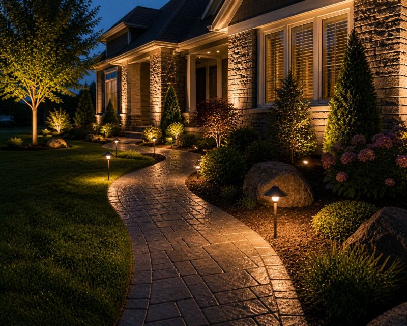 Garden Lighting Installation in Kansas City, KS