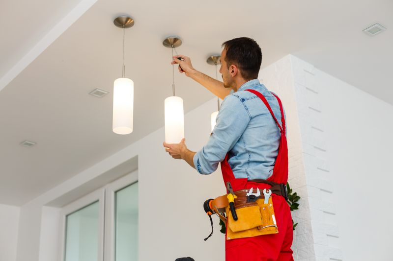 Hanging Light Installation in Olathe, KS