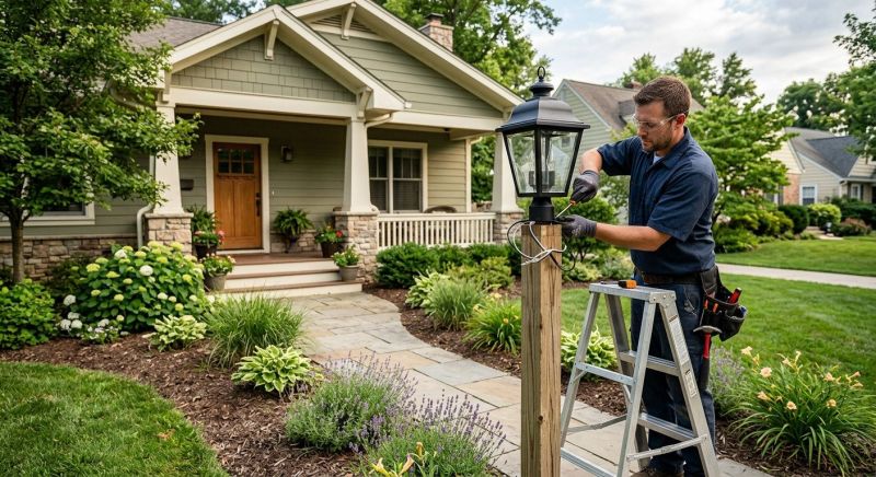 Outdoor Lighting Installation in Alpharetta, GA