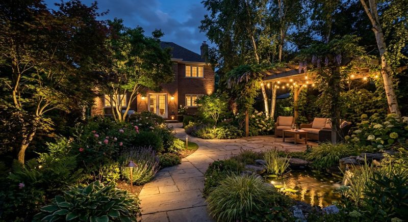 Pond Lighting Installation in Kansas City, KS