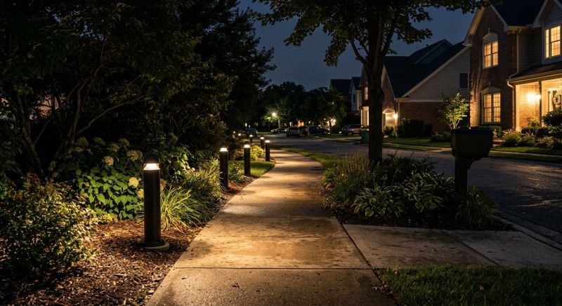 Sidewalk Lighting Installation in Alpharetta, GA