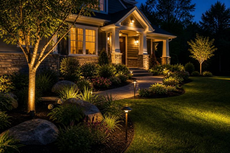 Sidewalk Lighting Installation in Alpharetta, GA